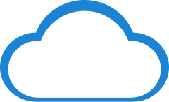 CLOBZ SALES logo with blue cloud outline and white text